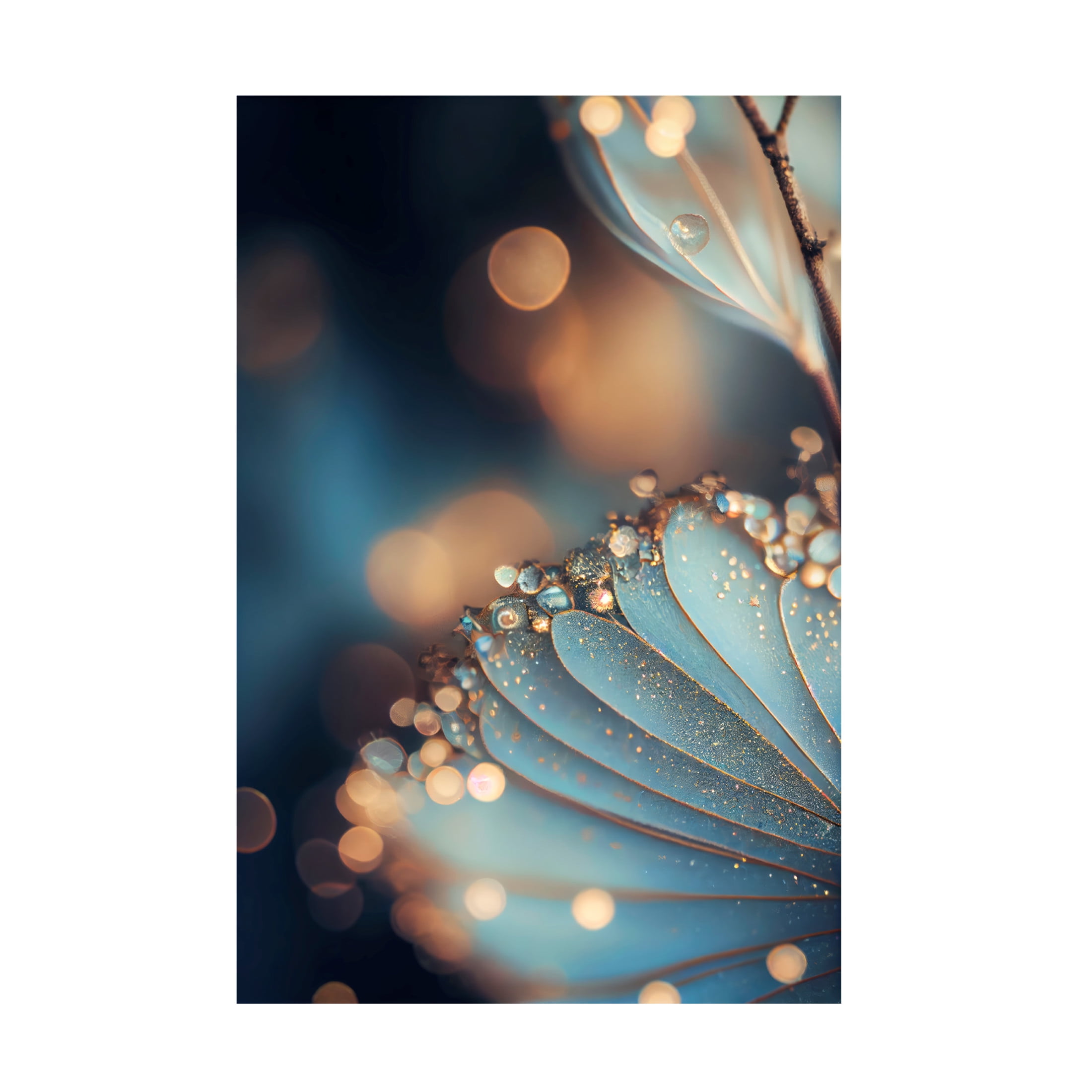 Canvas Wall Art - Treechild 'Tiny Drops' Wall Art for Living Room, Bedroom, or Office D?cor by Trademark Fine Art - 30 x 47 Inches