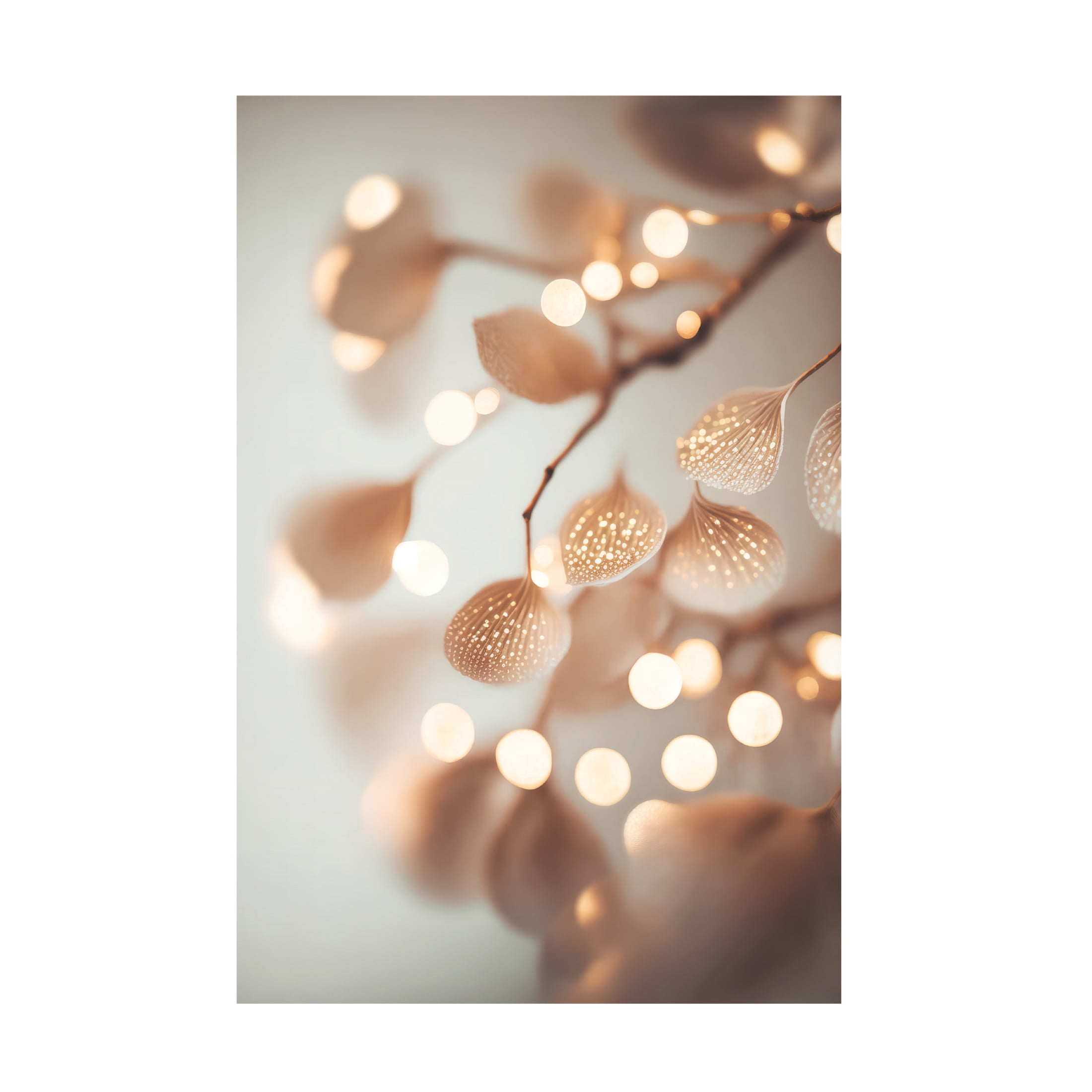 Canvas Wall Art - Treechild 'Tiny Leafs' Wall Art for Living Room, Bedroom, or Office D?cor by Trademark Fine Art - 12 x 19 Inches