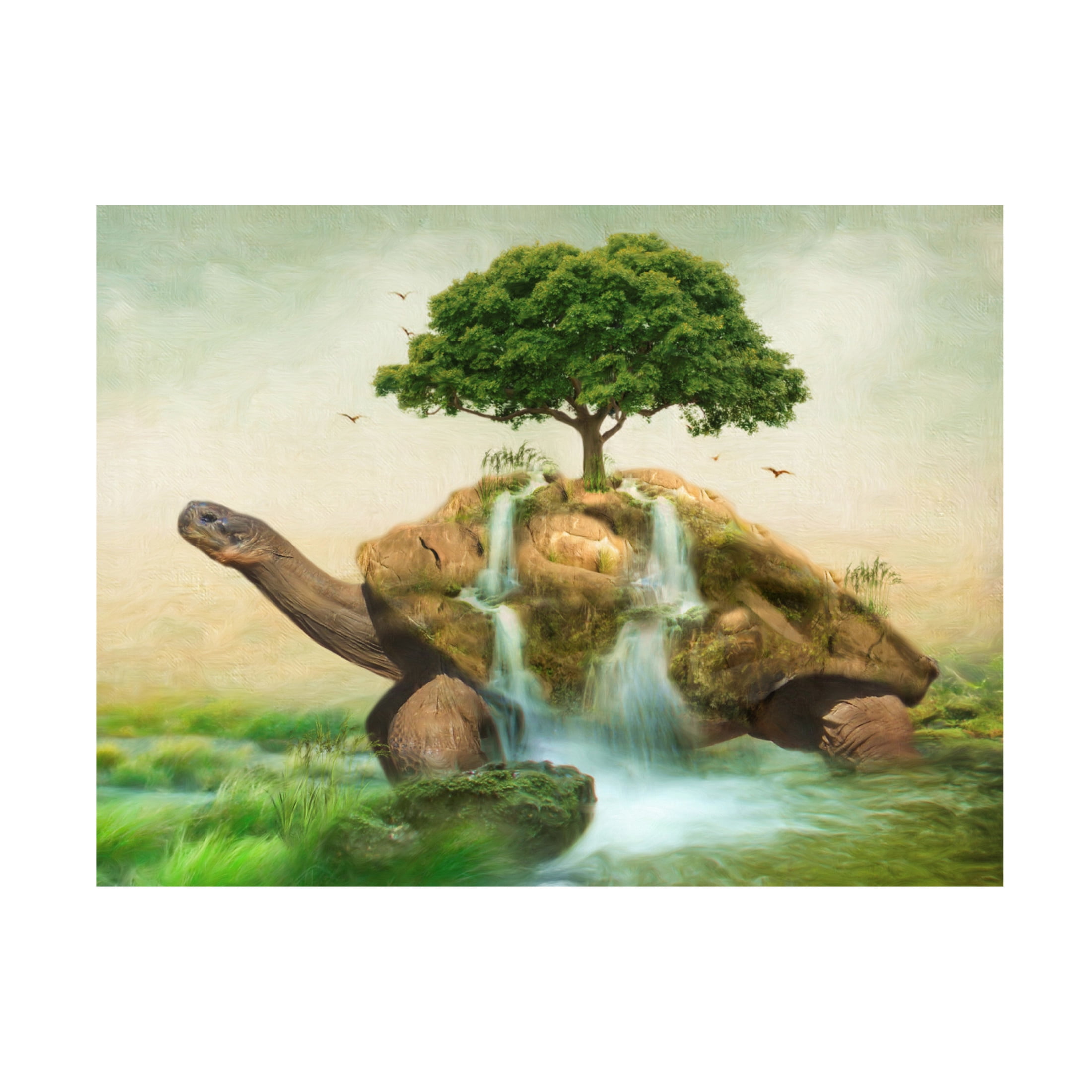 Canvas Wall Art - Trudi Simmonds 'Seeds of Hope Tap' Wall Art for Living Room, Bedroom, or Office Décor by Trademark Fine Art - 19 x 19 Inches