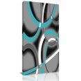 thumbnail image 1 of Canvas Wall Art, Turquoise Geometric Framed Canvas Prints for Living Room Bedroom, Grey Classic Abstract Lines Striped Gallery Wrapped Wall Decor for Home Office, Gifts, 40"x60" Ship Next Day, 1 of 9