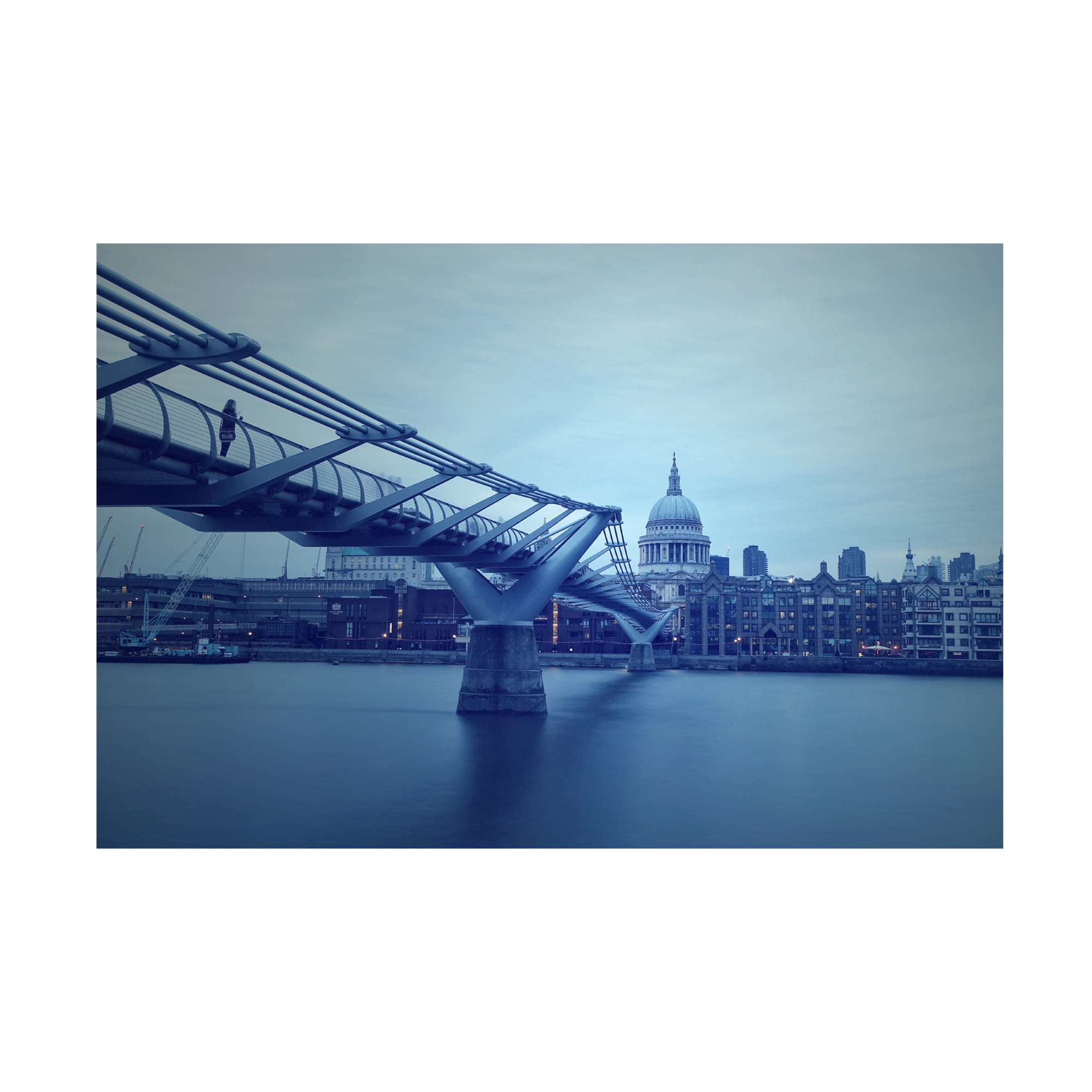 Canvas Wall Art - Ursula Rodgers 'Bridge Of Ghosts' Wall Art for Living Room, Bedroom, or Office Décor by Trademark Fine Art - 32 x 22 Inches