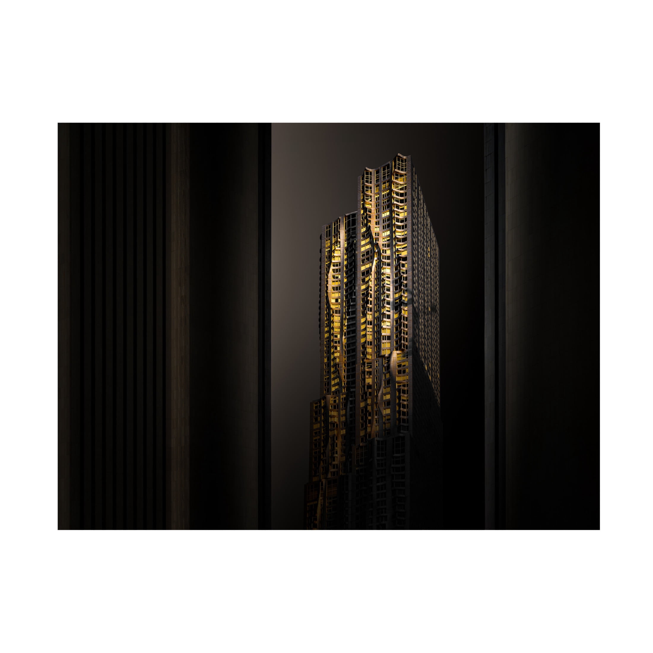 Canvas Wall Art - Ute Scherhag 'Golden Hour' Wall Art for Living Room, Bedroom, or Office Décor by Trademark Fine Art - 47 x 35 Inches
