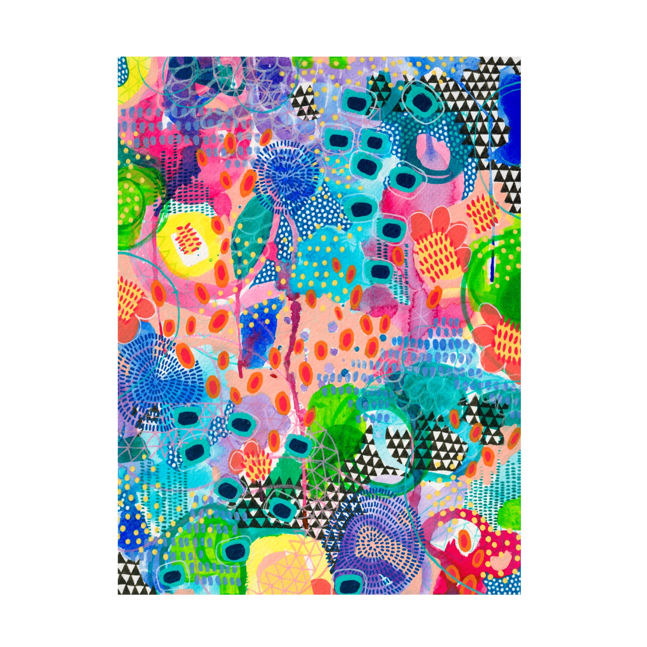 Canvas Wall Art - Van Dam Art 'Cha Cha' Wall Art for Living Room, Bedroom, or Office Décor by Trademark Fine Art - 24 x 32 Inches