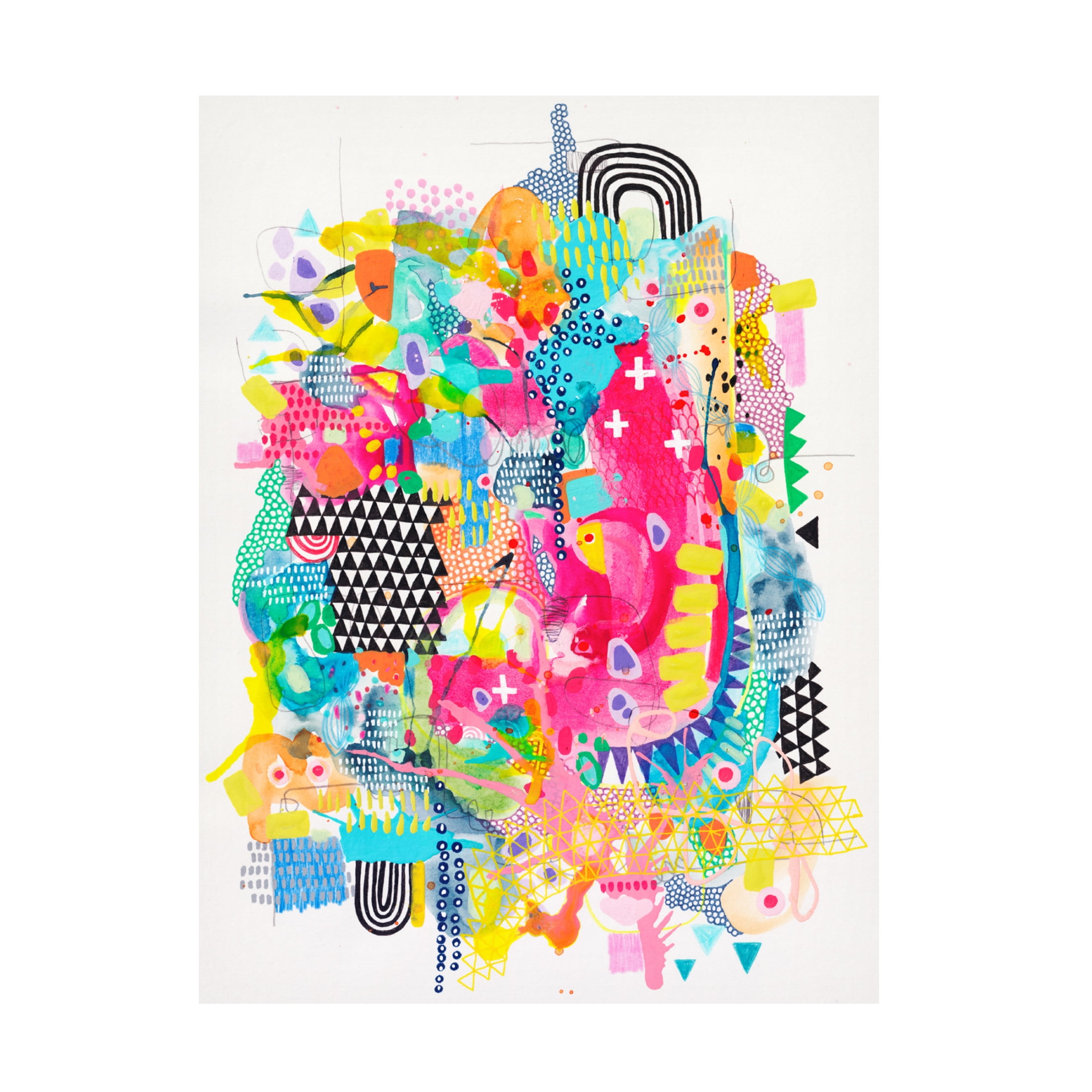 Canvas Wall Art - Van Dam Art 'Shortcut to Mine' Wall Art for Living Room, Bedroom, or Office Décor by Trademark Fine Art - 24 x 32 Inches