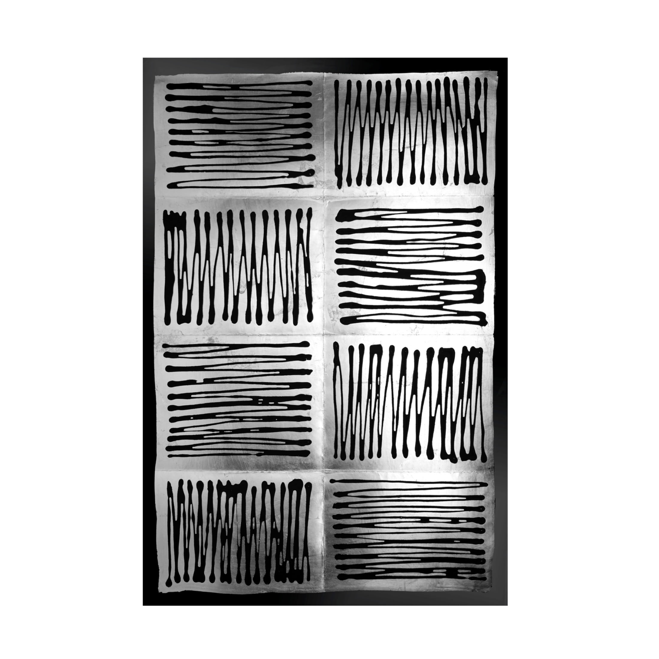 Canvas Wall Art - Vanna Lam 'Galvanize II' Wall Art for Living Room, Bedroom, or Office Décor by Trademark Fine Art - 16 x 24 Inches