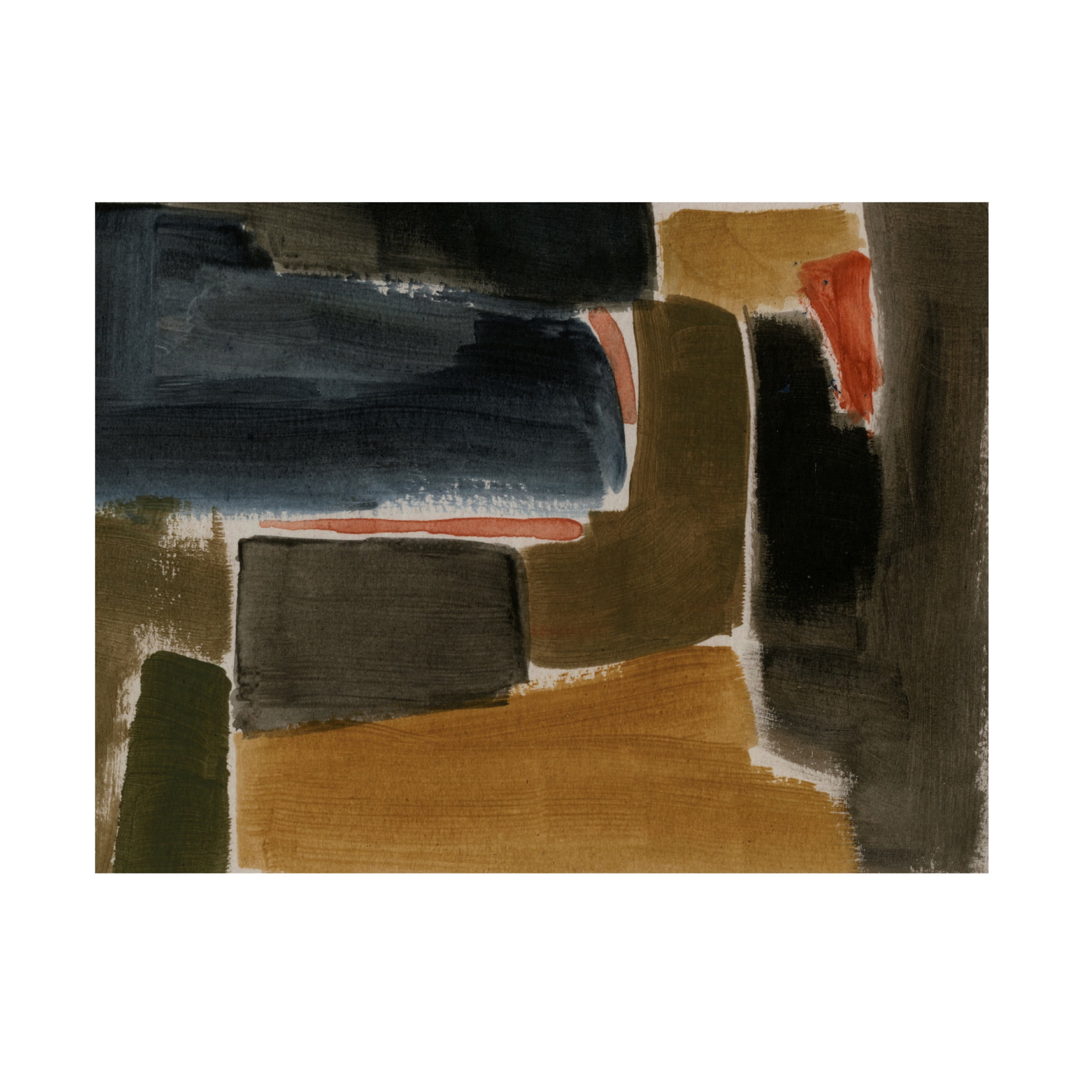 Canvas Wall Art - Victoria Barnes 'Of the Earth I' Wall Art for Living Room, Bedroom, or Office Décor by Trademark Fine Art - 47 x 35 Inches