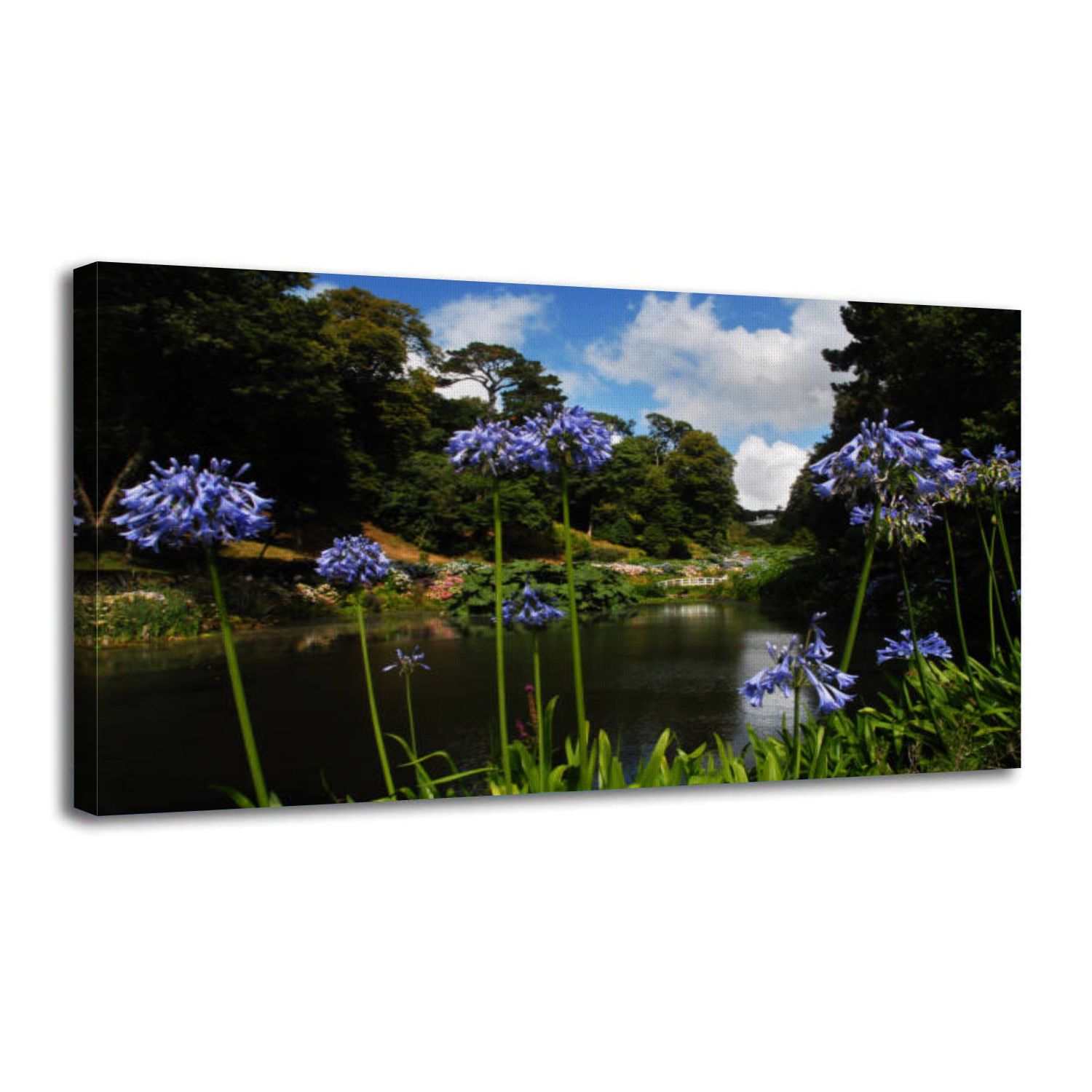 Photo inspiration: Picture Idea: Canvas Wall Art View Trebah Garden Hydrangeas Wall Decor For