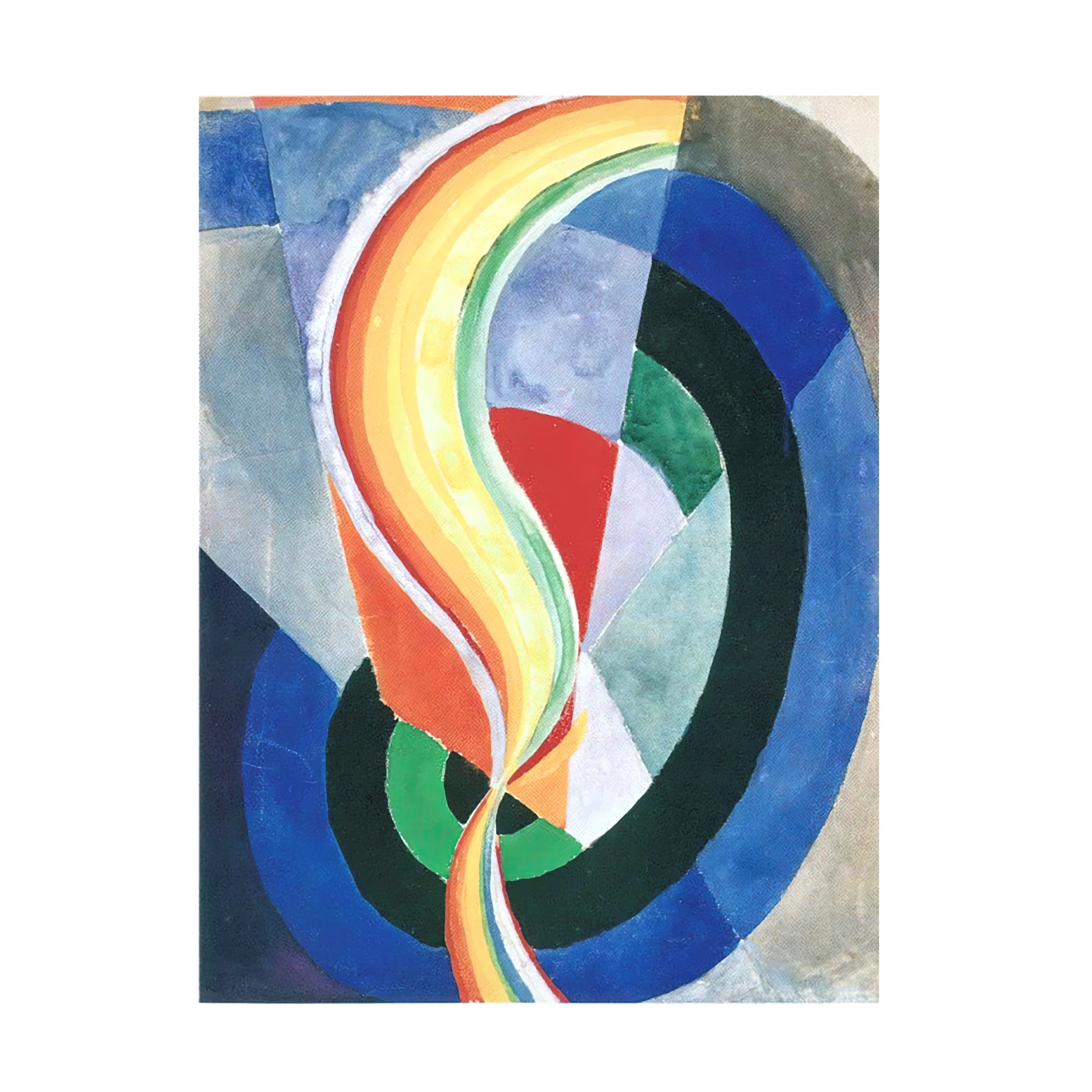Canvas Wall Art - Vintage Apple Collection 'Helice Robert Delaunay' Wall Art for Living Room, Bedroom, or Office Décor by Trademark Fine Art - 24 x 32 Inches