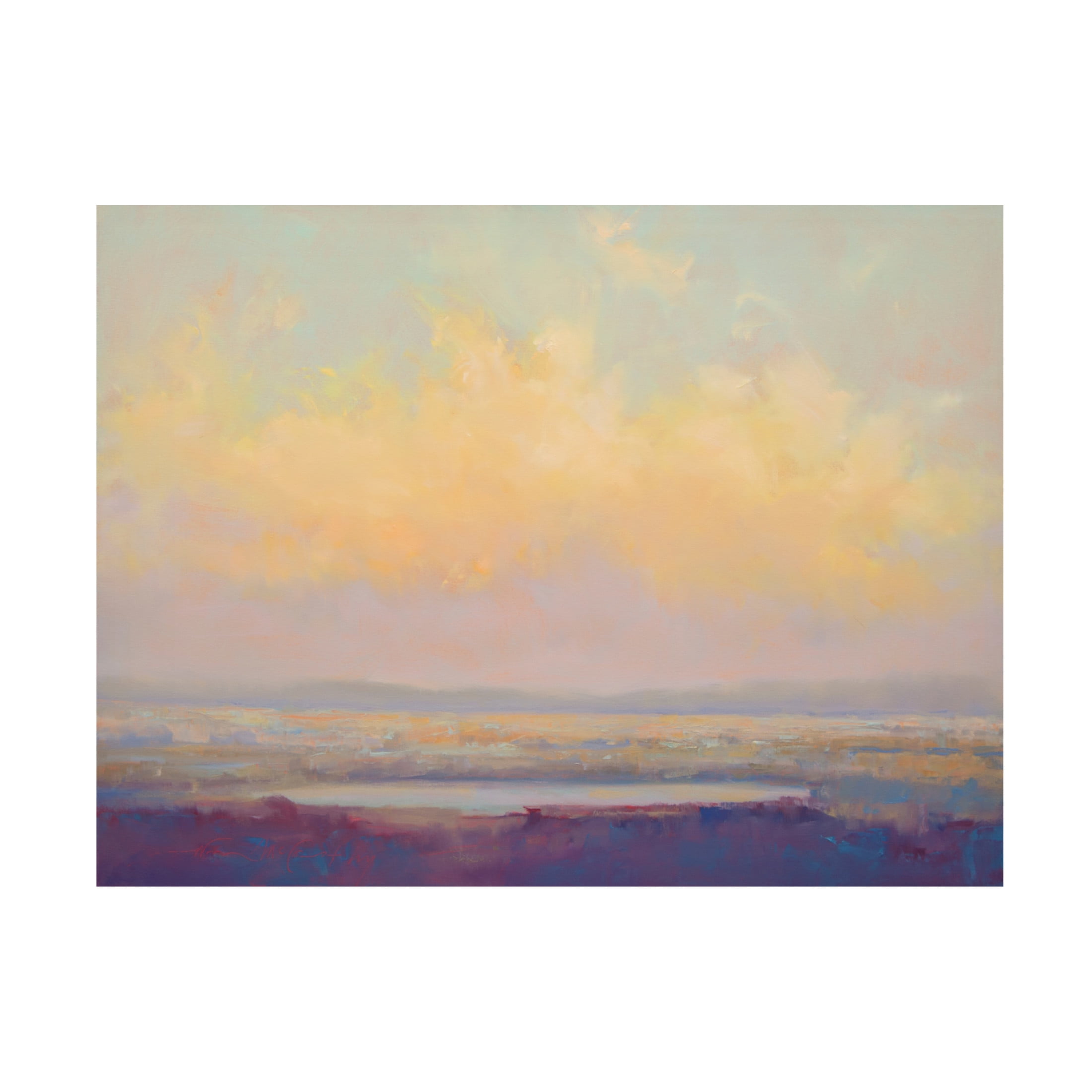 Canvas Wall Art - William McCarthy 'Casting Light' Wall Art for Living Room, Bedroom, or Office Décor by Trademark Fine Art - 24 x 18 Inches