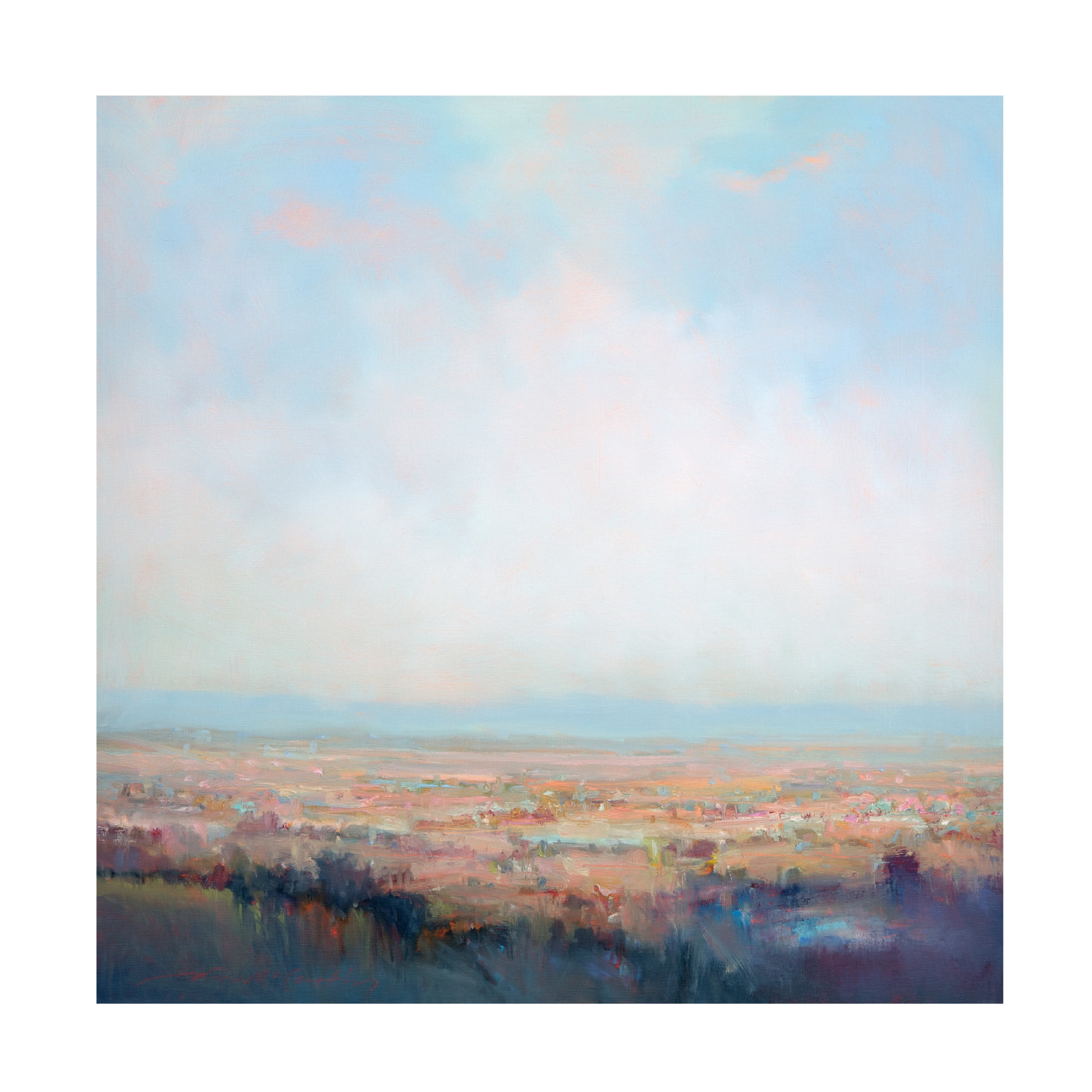 Canvas Wall Art - William McCarthy 'These Days of Wonder' Wall Art for Living Room, Bedroom, or Office Décor by Trademark Fine Art - 35 x 35 Inches