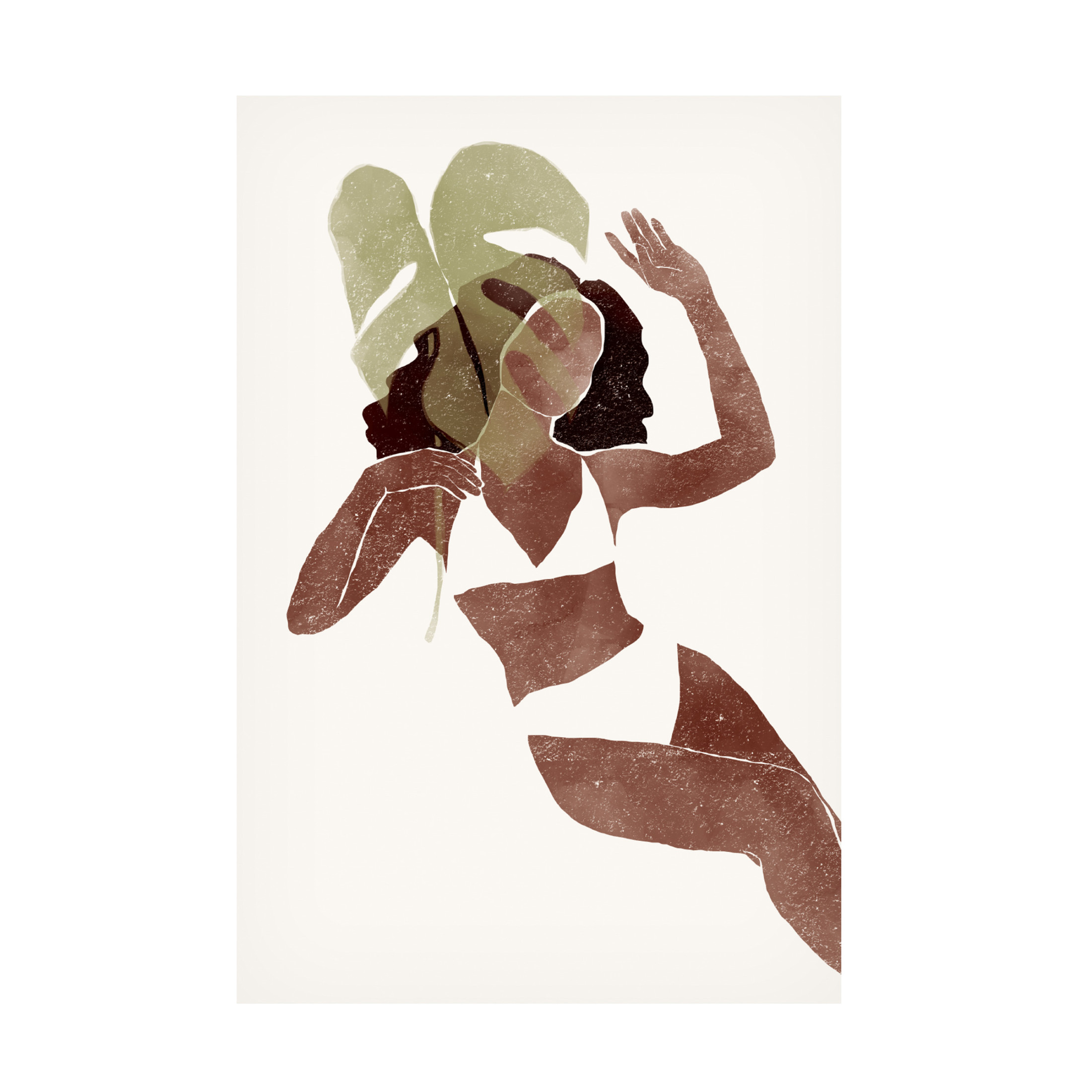 Canvas Wall Art - Yuyu Pont 'Swimsuit III' Wall Art for Living Room, Bedroom, or Office Décor by Trademark Fine Art - 22 x 32 Inches