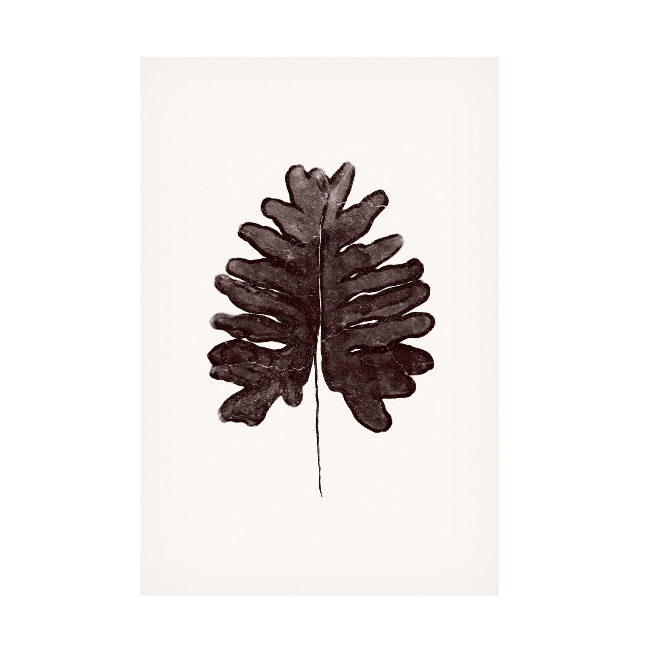 Canvas Wall Art - Yuyu Pont 'Tropical Leaf III' Wall Art for Living Room, Bedroom, or Office Décor by Trademark Fine Art - 16 x 24 Inches