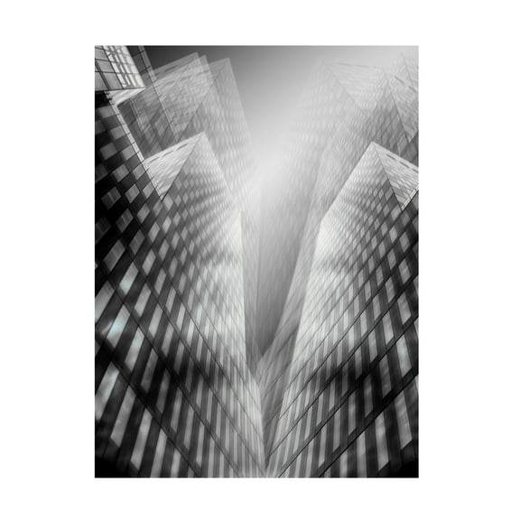 Canvas Wall Art - aRRO 'The Towers' Wall Art for Living Room, Bedroom, or Office Décor by Trademark Fine Art - 14 x 19 Inches