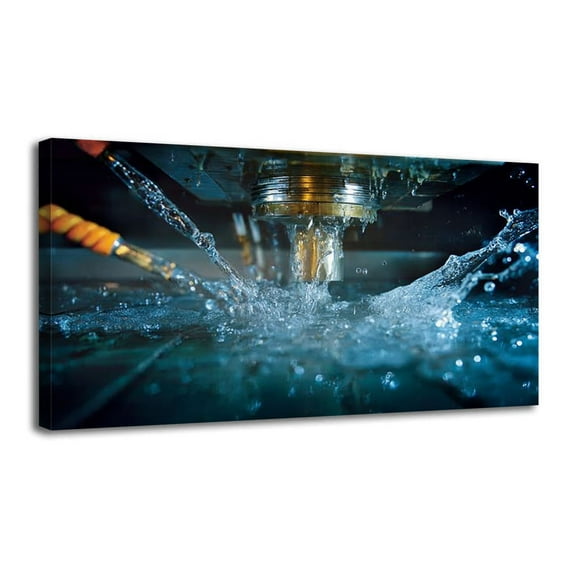 Canvas Wall Art cnc machine cnc millings Wall Decor for Living Room Bathroom Bedroom Office 30" x 60" Art Paintings, Ready to Hang
