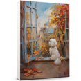 thumbnail image 1 of Canvas Wall Art for Living Room - Bernese Mountain Dog Poster Print Vintage Home Decor Pets Oil Painting Autumn Room Decor, 1 of 6
