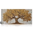 thumbnail image 1 of Canvas Wall Art for Living Room - Large Yellow Tree of Life Canvas Prints, Modern Abstract Nature Painting for Kitchen Bedroom Office Wall Decor, 1 of 7