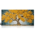 thumbnail image 1 of Canvas Wall Art for Living Room - Large Yellow Tree of Life Canvas Prints, Modern Abstract Nature Painting for Kitchen Bedroom Office Wall Decor, 1 of 7
