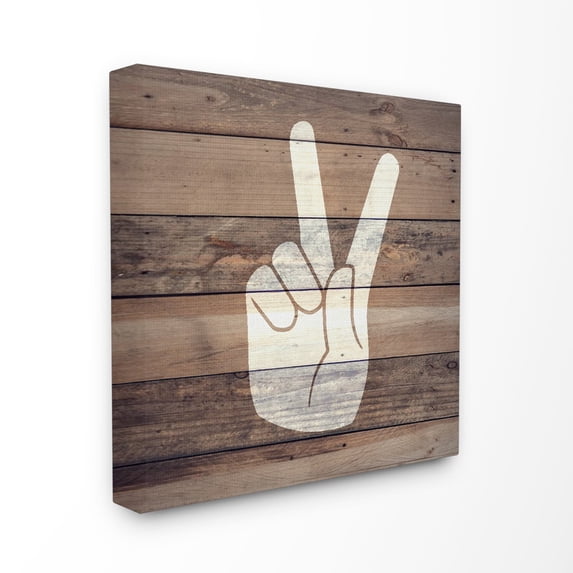 Canvas Wall Art in Brown and White