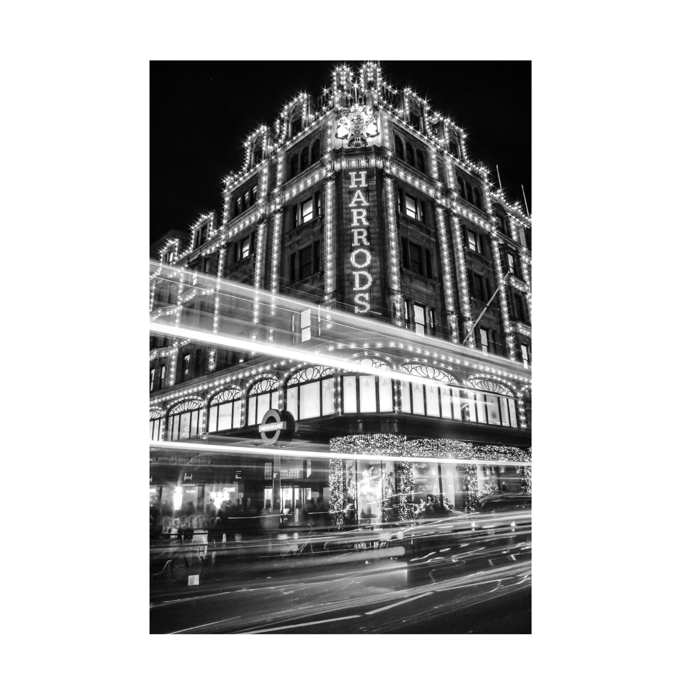 Canvas Wall Art - karinalimburg  'London At Nighttime' Wall Art for Living Room, Bedroom, or Office D?cor by Trademark Fine Art - 30 x 47 Inches