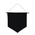 thumbnail image 1 of Canvas Wall Hanging, Reversible Tapestry, Blank Banner for Badge Display and Room Decor, Lightweight Sturdy Cotton Canvas with Clips, Multi-Functional Seasonal Backdrop in White Black Khaki, 1 of 7