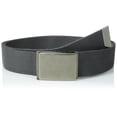 thumbnail image 1 of Canvas Web Belt Flip-Top Antique Silver Buckle/Tip Solid Color 50" Long 1.5" Wide, 1 of 1