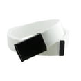 thumbnail image 1 of Canvas Web Belt Flip-Top Black Buckle/Tip Solid Color 50" Long, 1 of 3