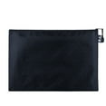thumbnail image 1 of Canvas Zipper Pencil Pouch Case Pen Box Zipper Document Bag 9.4" x 13.4", Durable File Organizer with Smooth Zipper for College, Office & Travel, Textured Fabric Paper Pouch(Black), By Preplabs, 1 of 8