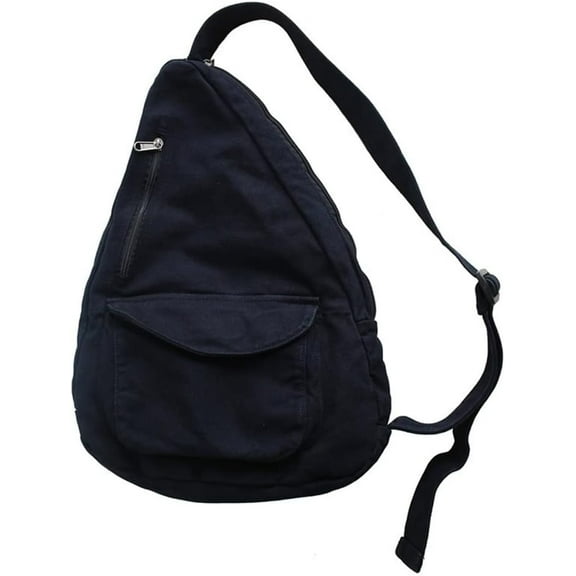 Canvas shoulder bag, crossbody bag with adjustable shoulder strap for men and women when travelling and hiking