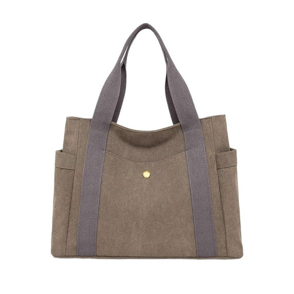 Canvas tote Bag for Women, Large Capacity Travel Bag, Durable and Stylish, Reinforced Handles, Suitable for Work, School, Shopping or Travel