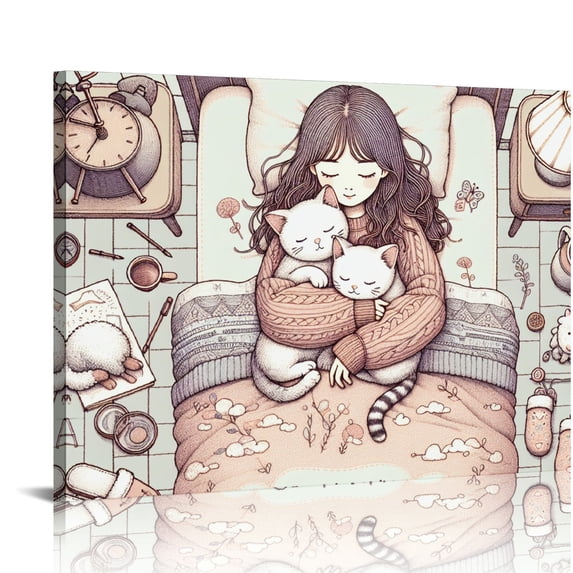 Canvas wall art is suitable for living room, bedroom, dormitory, kitchen, dining room, office decoration, home
