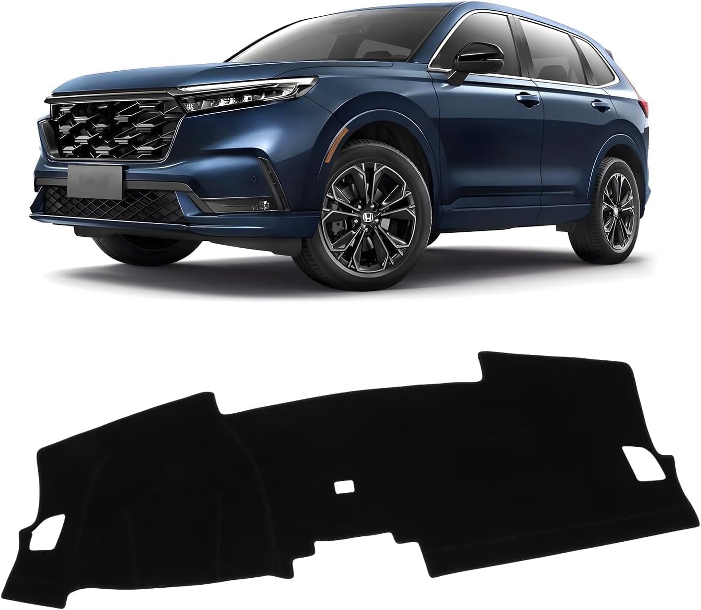 Canvcle Car Dash Cover for Honda CRV CR-V 2023 2024 2025 (EX, EX-L, Sport, Sport Touring) (Without HUD) Non-Slip Center Console Interior Accessories Sunshade No Glare