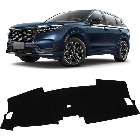 Canvcle Car Dash Cover for Honda CRV CR-V 2023 2024 2025 (EX, EX-L, Sport, Sport Touring) (Without HUD) Non-Slip Center Console Interior Accessories Sunshade No Glare