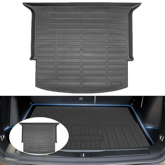 Canvcle Cargo Liner Trunk Mat for Chevrolet Blazer 2019-2022, Chevy Blazer Accessories All Weather Cargo Mat Rear Trunk Liner Black