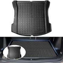 Canvcle Cargo Liner for 2017-2023 Tesla Model 3, All Weather Trunk Mat Durable 3D Upgrade Anti-Slip Rear Trunk Liner Cargo Mat Black