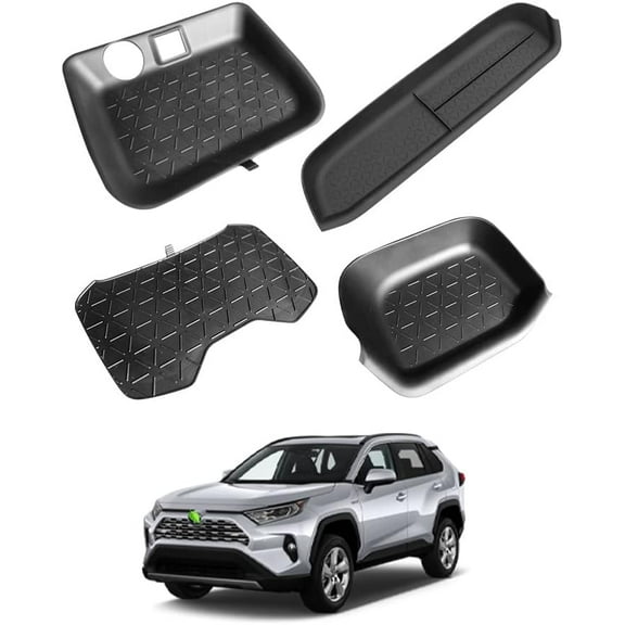 Canvcle Center Console Organizer for 2019-2025 Toyota RAV4 Accessories Secondary Glove Box Insert Tray Non-Slip Set of 4