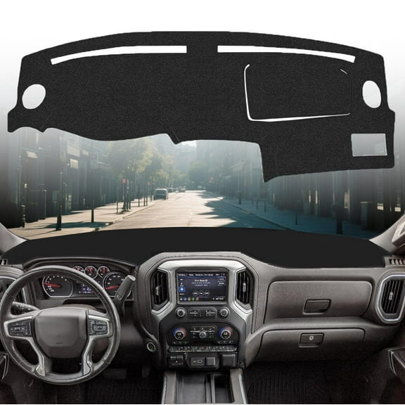 Canvcle Dash Cover Compatible with Honda Civic 1996-2000 Dashboard Cover Mat Non-Slip Carpet Sunshield Glare UV Rays Protector