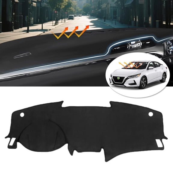 Canvcle Dashboard Cover Custom Fit for Nissan Sentra 2020-2025 Accessories Pad Non-Slip Dash Cover Mat Pad Carpet Anti-Glare