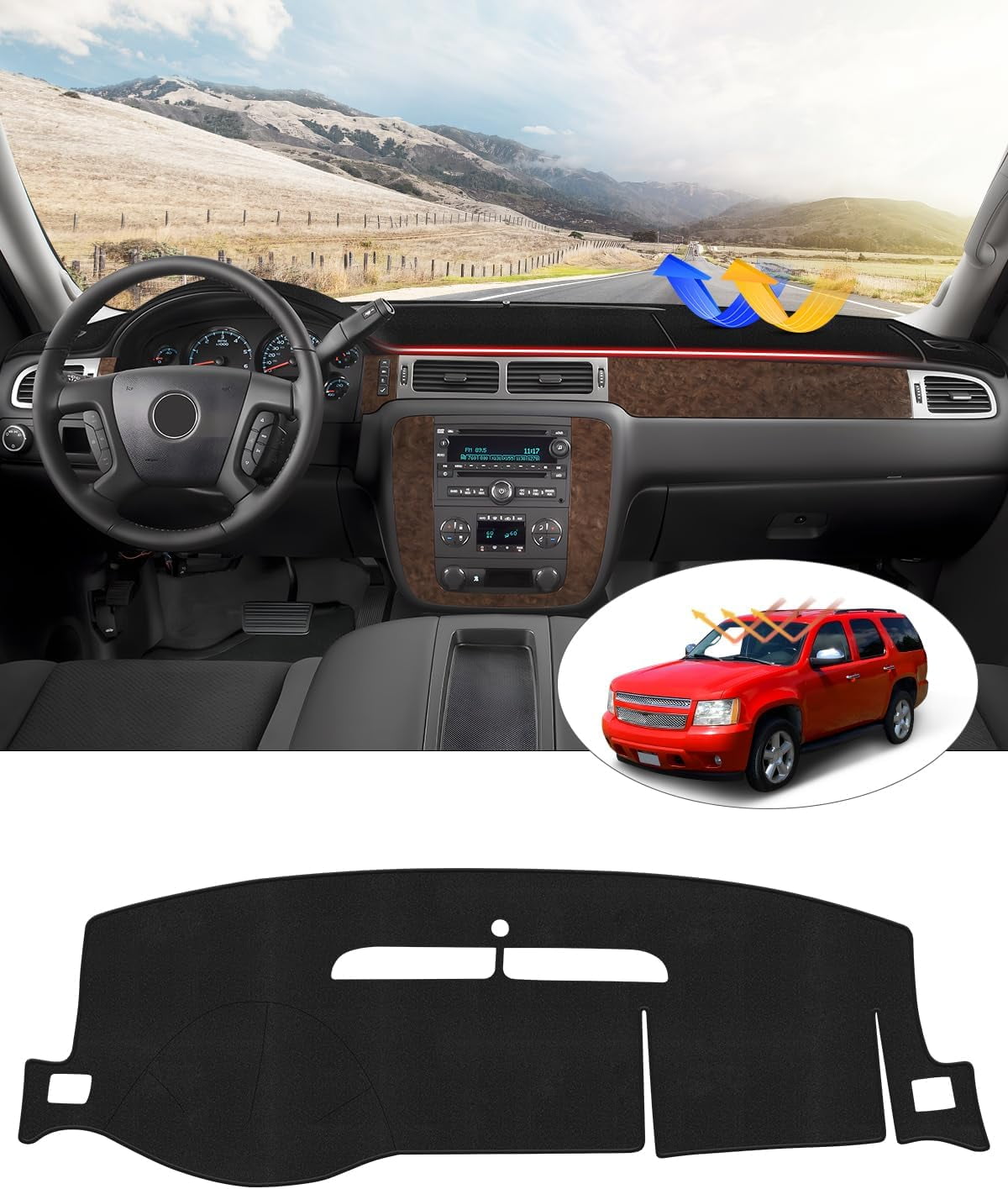 Power Heated Side Mirror – Right Passenger Side For Chevy Silverado & GMC Sierra 2007-2013 (Manual Fold)