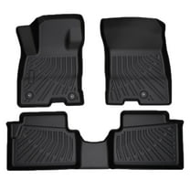 Canvcle Floor Mats Custom Fit for 2022 2023 2024 2025 Ford Maverick (Only for Hybrid) All Weather Floor Liners Front & 2nd Row TPE Black
