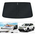 thumbnail image 1 of Canvcle Windshield Sun Shade for Toyota RAV4 2013 2014 2015 2016 2017 2018 Window Shade Sun Visor Protector Foldable Blocks UV Rays Keep Your Car Cooler, 1 of 6
