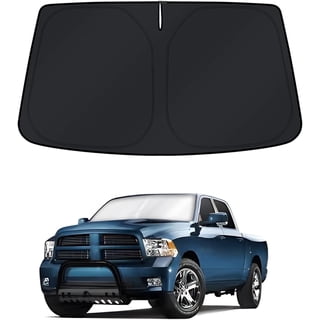 Canvcle Windshield Sun Shade for Ram 1500 2011-2018 Window Sun Shade Cover Visor Foldable Blocks UV Rays Keep Your Car Cooler