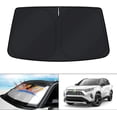 thumbnail image 1 of Canvcle Windshield Sun Shade for Toyota RAV4 2019-2023 2024 2025 Window Shade Sun Visor Cover Foldable Blocks UV Rays Keep Your Car Cooler, 1 of 6