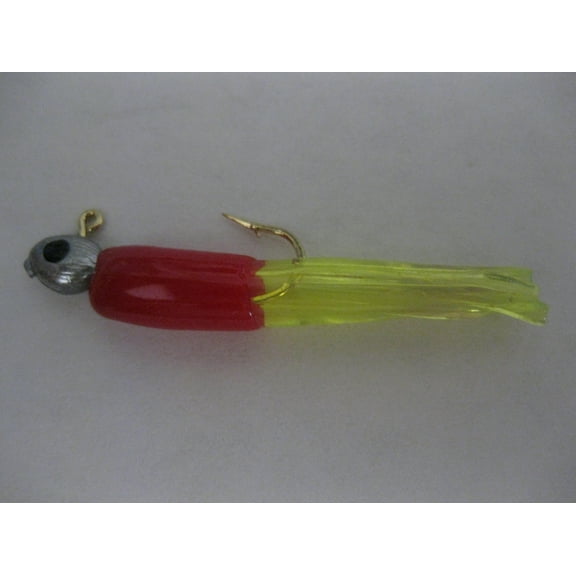 Canyon 10306 Mini Jig, 1 1/2", 1/32 oz, Red/Chartreuse, 3/Pack