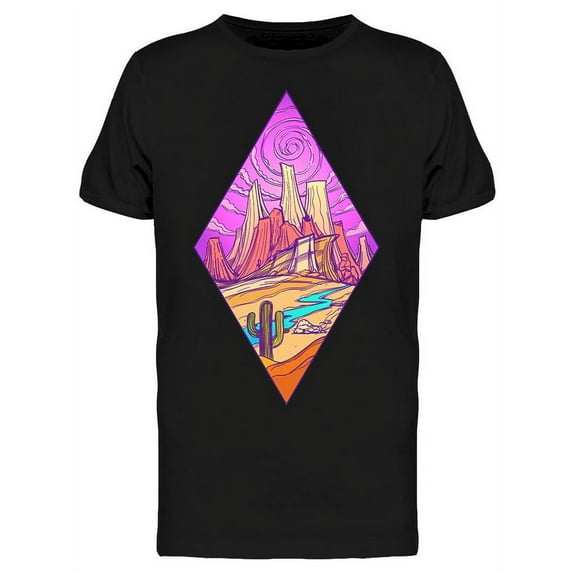 Canyon And The Mountains T-Shirt Men -Image by Shutterstock, Male Medium