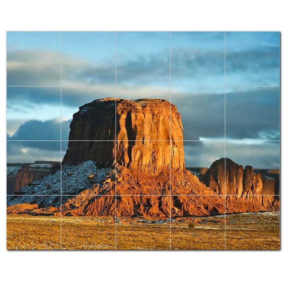 Canyon Ceramic Tile Mural Kitchen Backsplash Bathroom Shower, 400407-S54