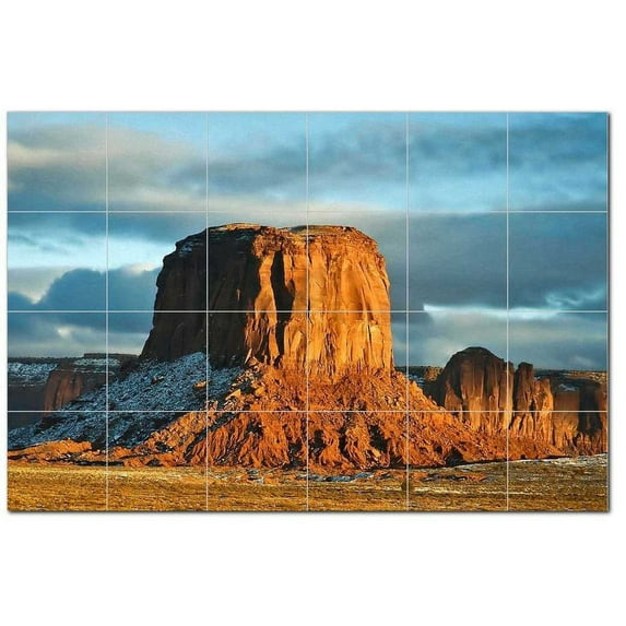 Canyon Ceramic Tile Mural Kitchen Backsplash Bathroom Shower, 400407-S64