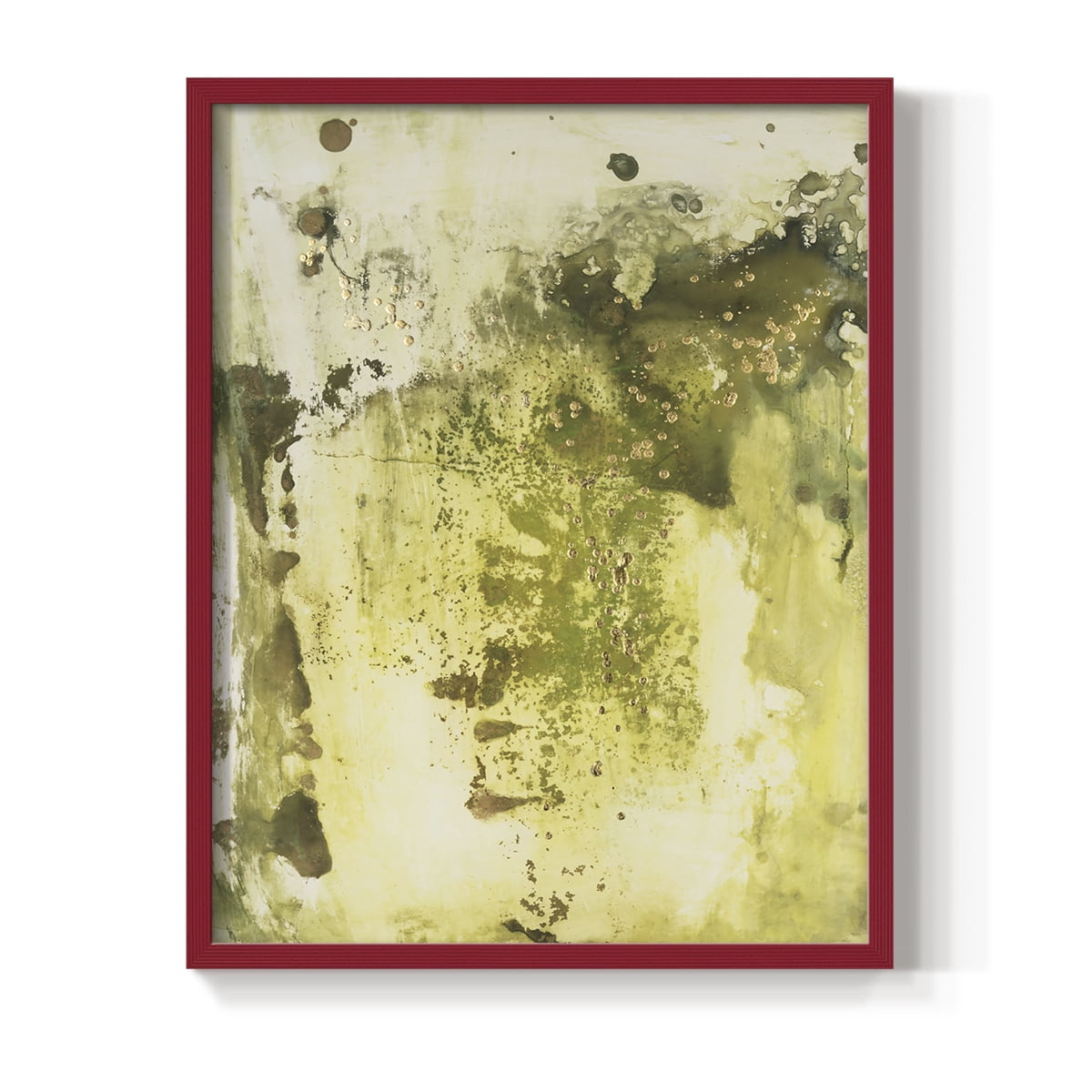 Canyon Diptych I Framed Print in Red Solid Wood Framed Print No Nail Hanging