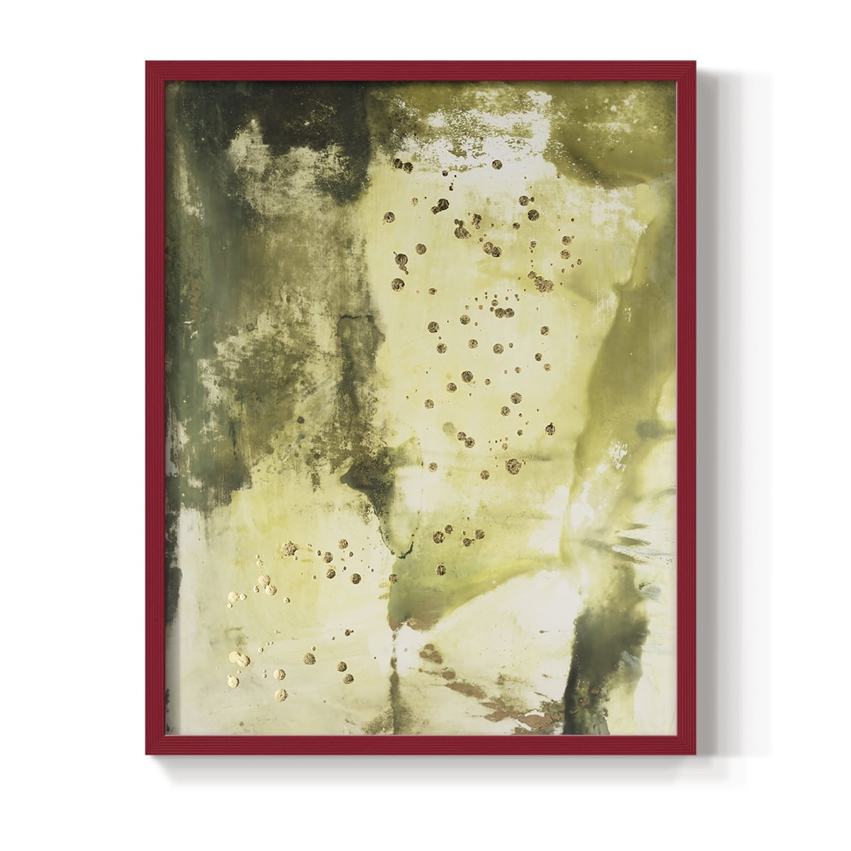 Canyon Diptych II Framed Print in Red Solid Wood Framed Print No Nail Hanging