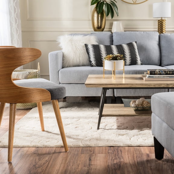 Canyon Gray Finish, Lower Shelf Storage / Useful for Hidden Storage Needs