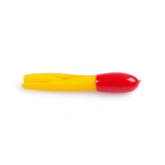 Canyon Jigs Mini Jig Replacement Skirts-1.5" Red, Yellow